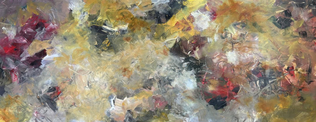 Autumn's Wild Chorus, original acrylic painting by Kim McCauley